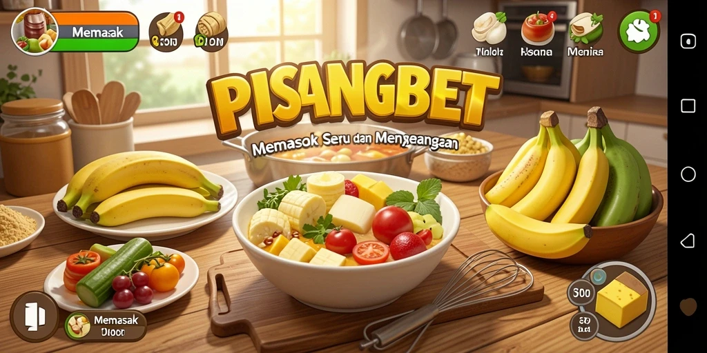 Antarmuka PISANGBET saat memasak hidangan lezat.