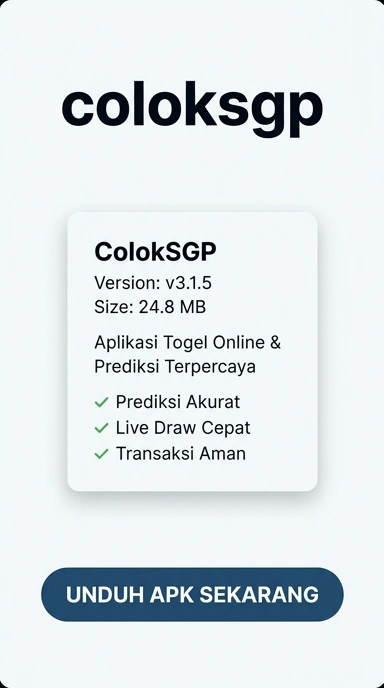 Tampilan halaman APK coloksgp
